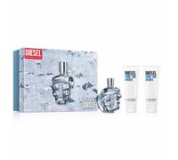 Diesel solo el valiente - set de regalo de fragancia para hombres - Incluye Eau de Toilette 4.2 Fl oz y 2x geles de ducha 2.5 fl oz