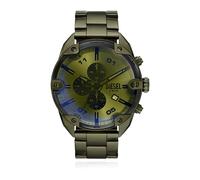 Diesel- Spiked Stainless Steel Watch- Accessories- Hombre- Verde- ONE SIZE- Spiked Stainless Steel Watch