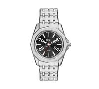 Diesel Stinger Reloj para Hombre de Acero Inoxidable Color Plateado de 44MM, DZ2245
