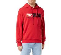 Diesel Sweatshirt S-Ginn-Hood-DIV Sweat-Shirt Ribbon Red XL Unisex Adultos