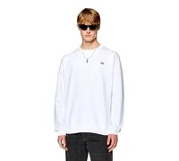 Diesel Sweatshirt S-Rob-DOVAL-PJ Sweat-Shirt Off White M Unisex Adultos
