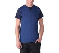 Diesel T-Alcor Camiseta De Hombre Cuello Redondo De Manga Corta Azul