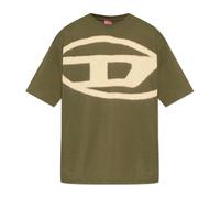 DIESEL Camiseta BLEACH oliva | M