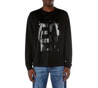 Diesel T-boxt-LS-Circle Camiseta, 9xx-0niax, L Hombres