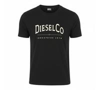 Diesel T-Diego-Boss Camiseta Hombre Cuello Redondo Manga Corta Tricot 2XL Negra