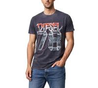 Diesel «T-Diego-FL - Camiseta de manga corta para hombre, gris, S