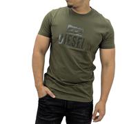 DIESEL T DIEGO TONO SOBRE TONO Hombres Camisetas Manga Corta Casual Algodón...