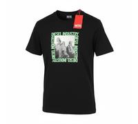 Diesel T-Diegor-HS2 Hombre Camiseta L Negro Manga Corta Cuello Redondo Tricot I