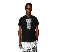 Diesel T-DIEGOR-K68 Maglietta Camisa, Black Black Black, S para Hombre