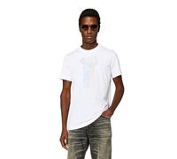 Diesel T-DIEGOR-K68 Maglietta Camisa, Bright White, XL para Hombre