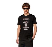 Diesel T-DIEGOR-K69 Maglietta Camisa, Black Black Black, M para Hombre