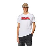 Diesel T-DIEGOR-K70 Maglietta Camisa, Bright White, S para Hombre