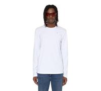 Diesel T-DIEGOR-LS-MICRODIV T-Shirt Camiseta, Bright White, XL Unisex Adultos