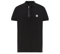 Diesel T-Harry Black Zip Closure Polo Shirt