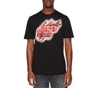 DIESEL T JUST E43 Hombres Camisetas Algodón Cuello Redondo Manga Corta...