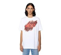 Diesel T-just-e43 T-Shirts, 100-0AAXJ, XL para Hombre