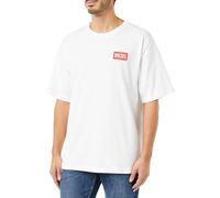 Diesel T-nlabel-l1 Camiseta, Blanco Brillante, L Hombres