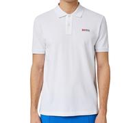 Diesel T-Smith-Div-New D Logo Racing White Polo Shirt