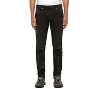 Diesel Thommer-y-ne L.32 Sweat Jeans, 02 Denim Negro 009IC, 32W / 32L para Hombre