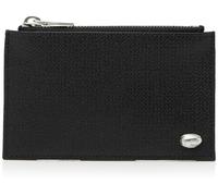 Diesel Touchture Card Holder Coin M Wallet, Accesorio de Viaje-Billetera Hombres, Negro, Talla única