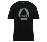 Diesel Triangle Logo Black T-Shirt