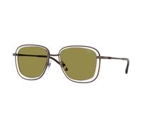 DIESEL Unisex DIESEL DL1017 1040/2 Gafas de sol Metal Marrón Verde Cuadrada Normal