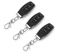 DieseRC 3x Control remoto inalámbrico transmisor llavero 1527 código de aprendizaje 2 botones ON/OFF para uso con receptor DieseRC