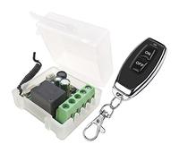 DieseRC Interruptor de mando a distancia Inalámbrico 433MHz 220V 230V 240V Receptor de Relé de Radio de 1 Canal con 1 Transmisor Control Remoto Controlador de Relé de Contactos sin Potencial