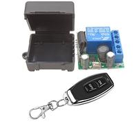DieseRC Interruptor de Mando a Distancia Inalámbrico 433Mhz 5V 12V 24V Receptor de Relé de Control de Radio de 1 Canal con 1 Transmisor Controlador de Relé de Contactos sin Potencial