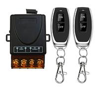 DieseRC Interruptor de Mando a Distancia Inalámbrico de 433Mhz Control de Radio DC 12V 24V 36V 48V 12V-75V 40A Receptor de Relé y Transmisores para Iluminación Bomba de Agua Electrodomésticos