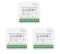DieseRC Módulo de controlador de persiana enrollable inteligente inalámbrico AC 230V 220V, controlador WIFI de aplicación Tuya Compatible con Alexa/Google Home APP Control e interruptores manuales