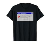Diet.exe - Funny PC Application Food Error Message Vintage Camiseta