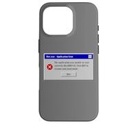 Diet.exe - Funny PC Application Food Error Message Vintage Carcasa para iPhone 16 Pro