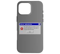 Diet.exe - Funny PC Application Food Error Message Vintage Carcasa para iPhone 16 Pro MAX