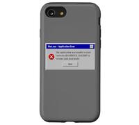 Diet.exe - Funny PC Application Food Error Message Vintage Carcasa para iPhone SE (2020) / 7/8