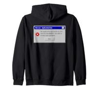 Diet.exe - Funny PC Application Food Error Message Vintage Sudadera con Capucha
