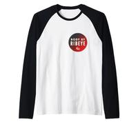 Dieta carnívora Body by Ribeye, cetogénica, carnívora, Gimnasio Camiseta Manga Raglan