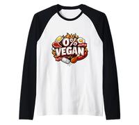 % Dieta Vegana carnívora cetogénica Paleo cetogénica sin carbohidratos Camiseta Manga Raglan