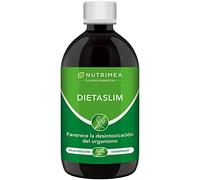 Dietaslim - Drenante Detox Intensivo - Retención y Eliminación de Líquidos - Con Diente de León, Guaraná, Pilosela y Té Verde - 8 Extractos Vegetales - Sabor Melocotón - 500 ml - Nutrimea