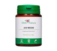 Dieti Natura 200 Cápsulas de Ajo Negro - Sin Sabor - Potente Antioxidante con Vitamina E y Sales de Magnesio - Extracto Fermentado de Ajo Negro (200 Unidades, Original)