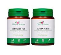 Dieti Natura 200 Cápsulas de Albura de tilo - Rica en Activos Naturales - Ayuda a la Detoxificación hepática - Promueve la Digestión - Garantía Sin OGM (Pack de 2)