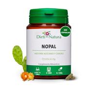 Dieti Natura 200 Cápsulas de Nopal - Captador de Grasas y Azúcares para Control de Peso - Nopal para la Saciedad y Equilibrio Metabólico - Nopal Natural para Apoyo Digestivo y Salud Cardiovascular