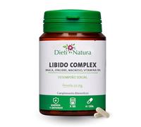Dieti Natura 60 Cápsulas de Líbido a base de Maca, L-arginina, Zinc, Jengibre,Magnesio y Vitamina B6 - Aumenta la Líbido para Mujeres y Hombres - Favorece el Desempeño Sexual (60 Cápsulas)