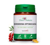Dieti Natura Berberina Pura 200 Cápsulas Fitosomada Berbevis® 500mg - Suplemento Natural para Adelgazar y Controlar Azúcar en Sangre - Berberina Alta Absorción 10X para Metabolismo y Bienestar