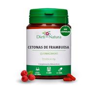 Dieti Natura Cetonas de Frambuesa 200 Cápsulas - Acelerador Metabolismo Natural - Apto para Dieta Keto - Termogénico que favorece a la Quema de Grasa - Garantía sin OMG