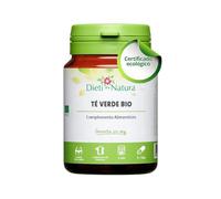 Dieti Natura Extracto de Té Verde Bio 200 Cápsulas - Polifenoles y Cafeína Cápsulas - Favorece la Acción Quemagrasas - con Propiedades Antioxidantes - Ecológico sin OMG