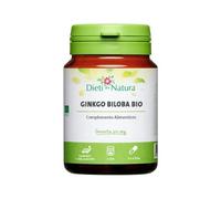 Dieti Natura Ginkgo Biloba 200 Cápsulas - Pastillas Memoria y Concentración - Ginkgo Biloba Natural Cápsulas para la Memoria - Nootropico Natural sin OMG (200 unidades, BIO)