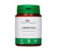 Dieti Natura Ginseng Rojo 200 Cápsulas - Ginseng Rico en Ginsenósidos para el Rendimiento Físico y Mental - Ideal Contra la Fatiga - Ginseng Rojo para Vitalidad y Energía - Garantía sin OGM