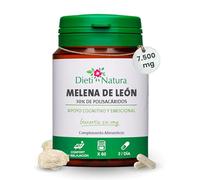 DIETI NATURA Melena de León 60 Cápsulas - Nootrópico Apoyo Cognitivo Y Emocional - Hongo Adaptógeno Extracto 30:1 7500mg Ultraconcentrado - Melena De León con 30% Polisacáridos Para Memoria