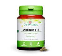 DIETI NATURA Moringa Bio 60 Cápsulas Natural Antioxidante y Nutritivo - Moringa Ecológica Fuente de Vitaminas y Minerales - Fuente de vitaminas para Combatir el Estrés con Propiedades Antioxidantes